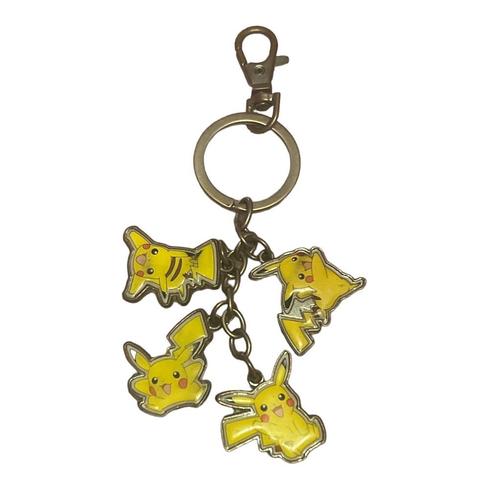 Pokemon Character Keychain Pikachu 2016 Metal Charm Style Nintendo